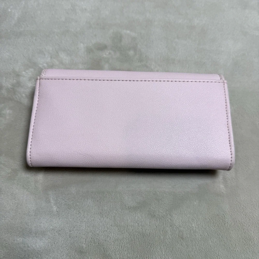 Juicy‎ Couture Pink Wristlet/Clutch/Wallet with gold Chain
